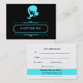 サロンギフト券（トルコ） 割引カード (正面/裏面)