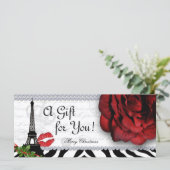 サロンクリスマスプレゼント証明書エッフェルタワーバラ (スタンド正面)