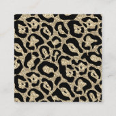 サロングリッターレオパード金ゴールド コーリングカード (裏面)