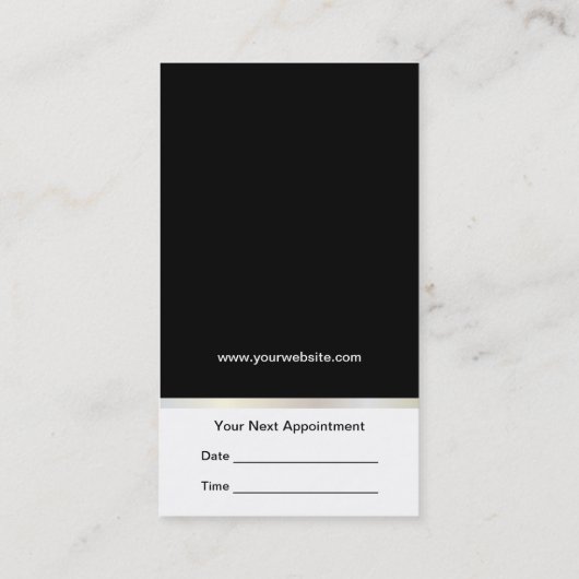 サロンシアーズアポイントメント 予約カード (裏面)