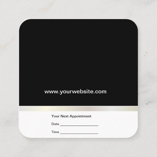 サロンシアーズ(アポイントメントカード) 予約カード (裏面)