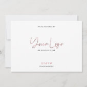 サロンシックバラ金ゴールドロゴトレンディーギフト券 (裏面)