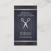 サロンシモダンャーズウッドキャンバストリムモノグラム2 名刺 (裏面)