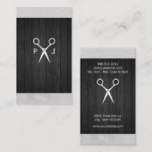 サロンシモダンャーズウッドキャンバストリムモノグラム 名刺 (正面/裏面)