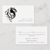 サロンスタイエレガントリストロゴアポイントメント 名刺 (正面/裏面)
