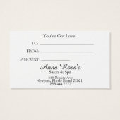 *~*サロンスパイベントシフェミニンック芸術的 (裏面)