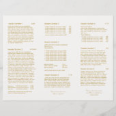 サロンスパサービス価格メニュートリフォールドライムグリーン (裏面)