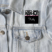 サロンスパダマスク名タグボタンブルックピンク 缶バッジ (インサイチュ)