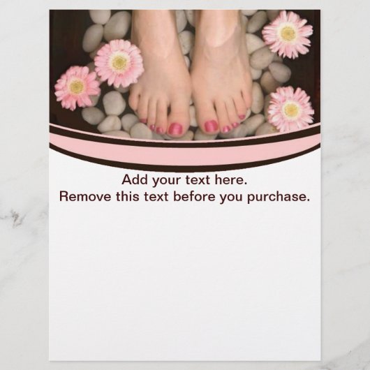 サロンスパフライヤー チラシ (正面)