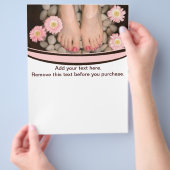 サロンスパフライヤー チラシ (手)