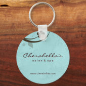 サロンスパフローラキーチェーンギフト水の青 キーホルダー (正面)