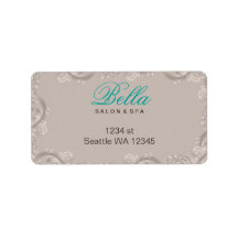 サロンスパ住所 シール