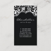 サロンスパ名刺シルバープラチナダマスク 名刺 (裏面)