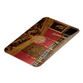 サロンダポロン（アポロルーム）とタペストリー マグネット (左側)