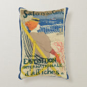 サロンデセントバイトゥールーズロートレック,アールヌーボー アクセントクッション (正面(垂直))