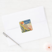 サロンデセントバイトゥールーズロートレック,アールヌーボー スクエアシール (封筒)