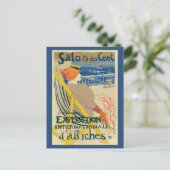 サロンデセントバイトゥールーズロートレック,アールヌーボー ポストカード (スタンド正面)