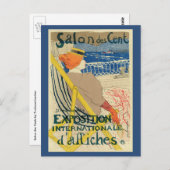 サロンデセントバイトゥールーズロートレック,アールヌーボー ポストカード (正面/裏面)