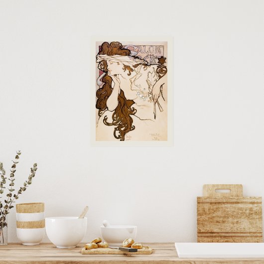 サロンデセントポスターアルフォンスミュシャ ポスター (キッチン)