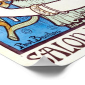 サロンデセント、アールヌーボーカバーバイPaul Berthon ポスター (角)