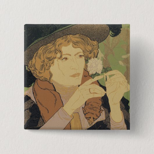 サロンデセント 缶バッジ (正面)