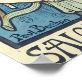 サロンデセントbyポール・ベルソン – アールヌーボー ポスター (角)