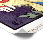 サロンデセントEグラスアセットヴィンテージフランスのAd ポスター (角)