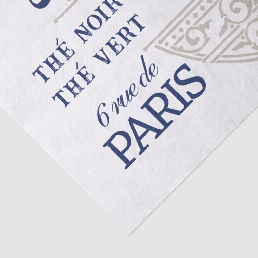 サロンデテアロオムバードテフランスのークアップデカップページ 薄葉紙 (詳細)