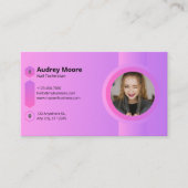 サロンネイリスト 名刺 (正面)