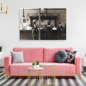 サロンバーインテリアメンマンケーブ1890のフォトパブ キャンバスプリント (インサイチュ (リビング))