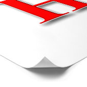 サロンバーバーショップポスター火曜日スペシャルゲ得ル ポスター (角)