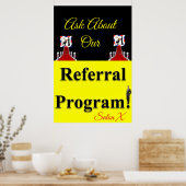 サロンバーバーショップポスター紹介プログラム ポスター (キッチン)