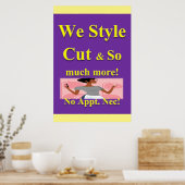 サロンバーバーショップポスター ポスター (キッチン)