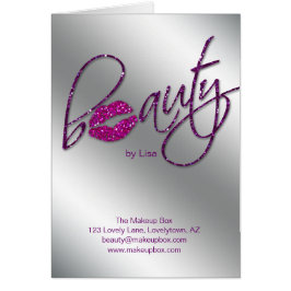 サロンパンフレット美しいメイクアップアーティスト美容師