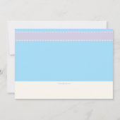 サロンパーティの招待状 招待状 (裏面)