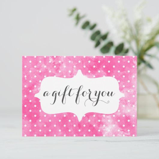 サロンピンクホワイトギフト券 (スタンド正面)