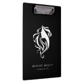 サロンフェミニンシルエットロゴ(黒) クリップボード (右)