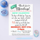 サロンフライヤー チラシ (シングル)