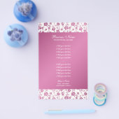 サロンフローラピンクプロフェッショナル チラシ (シングル)