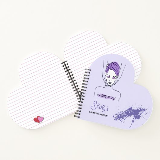 サロンプランナースパイラルノートブック ノートブック (内部)