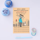 サロンヘアスタイリストメイクアップアーティスト美しい製品 チラシ (シングル)