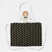 サロンヘアスタイリスト エプロン (正面)