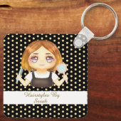 サロンヘアスタイリスト キーホルダー (裏面)