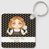 サロンヘアスタイリスト キーホルダー (裏面)