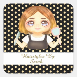 サロンヘアスタイリスト スクエアシール