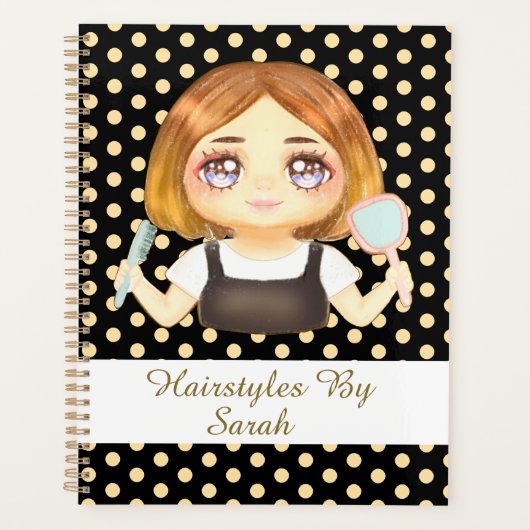 サロンヘアスタイリスト プランナー手帳 (正面)