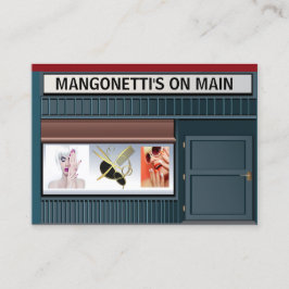 サロンヘア&爪、 ネイル名刺 名刺