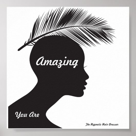 サロンポスタープライミング言葉催眠ヘアドレッサー ポスター (正面)