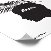 サロンポスタープライミング言葉催眠ヘアドレッサー ポスター (角)