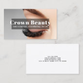 サロンマイクロブレイディング、眉毛、永久化粧 名刺 (正面/裏面)